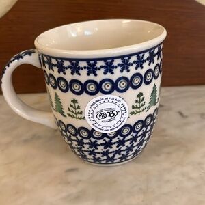 🆕 Boleslawiec-Christmas Tree Coffee/Tea Mug 14 OZ